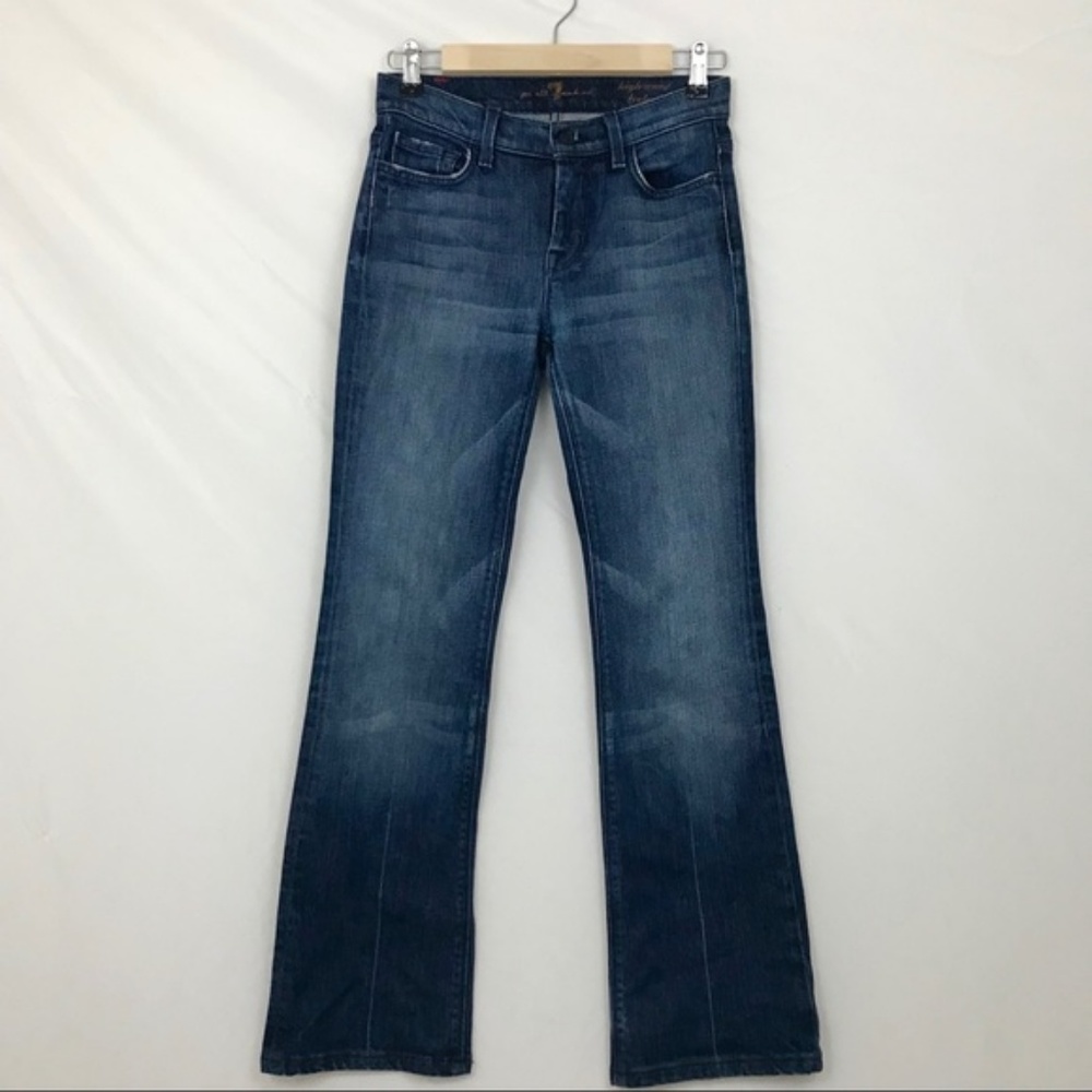 7FAM High Waist Bootcut Jeans